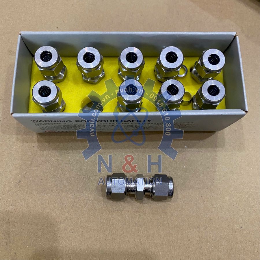Đầu Nối Thẳng 762L SS 16MM