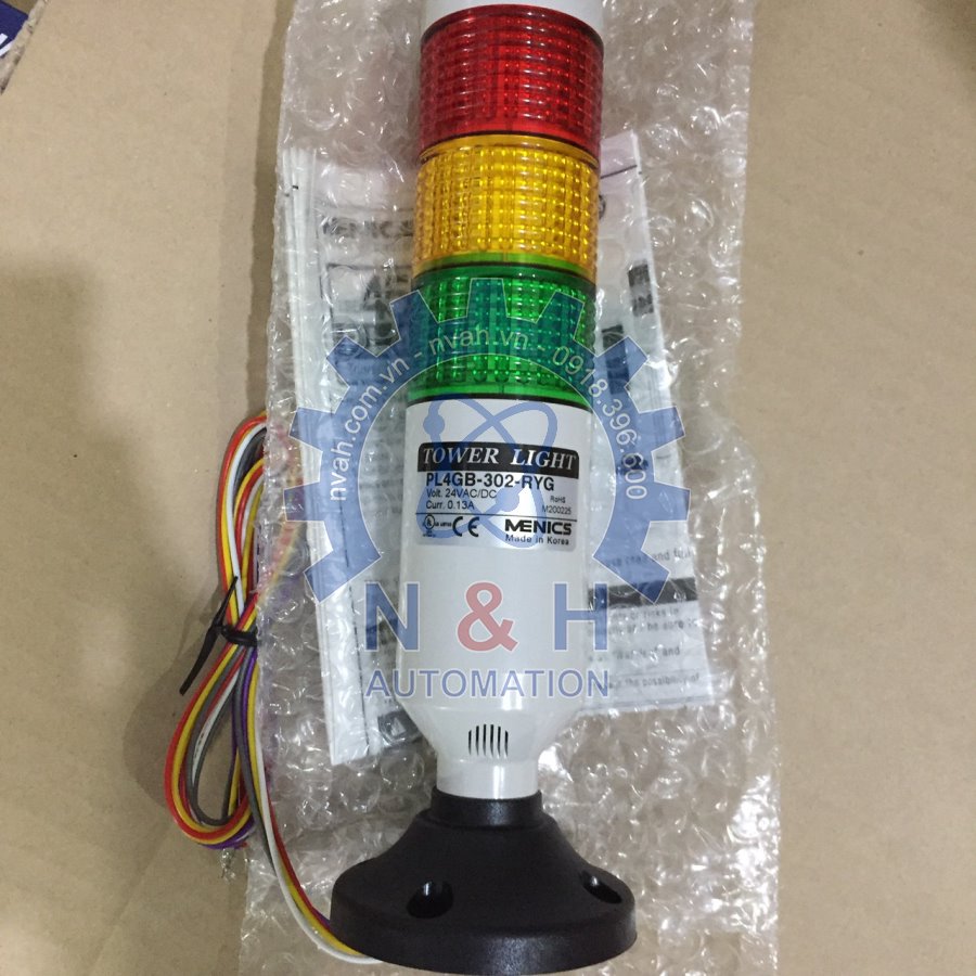 Đèn Tháp PL4GB-302-RYG