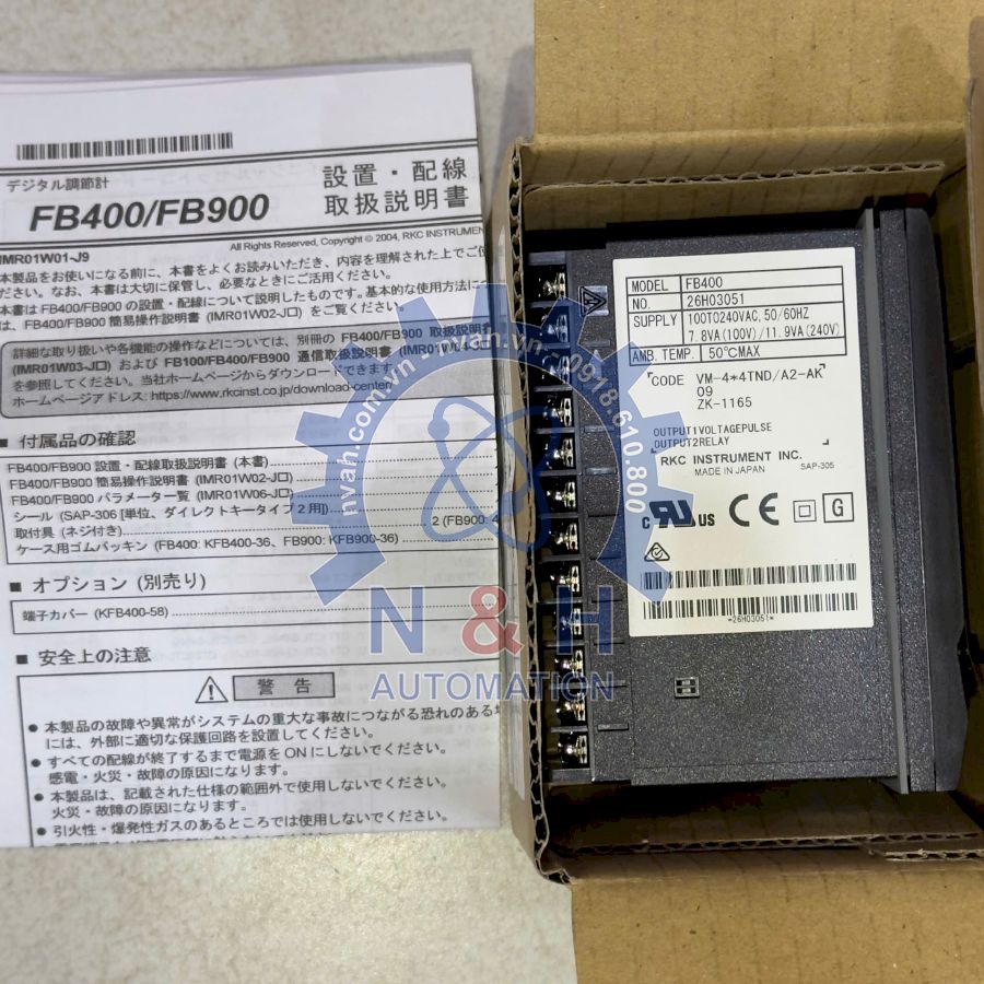 Bộ Điều Khiển Nhiệt Độ FB400 VM-4*4TND_A2-AK09-ZK-1165