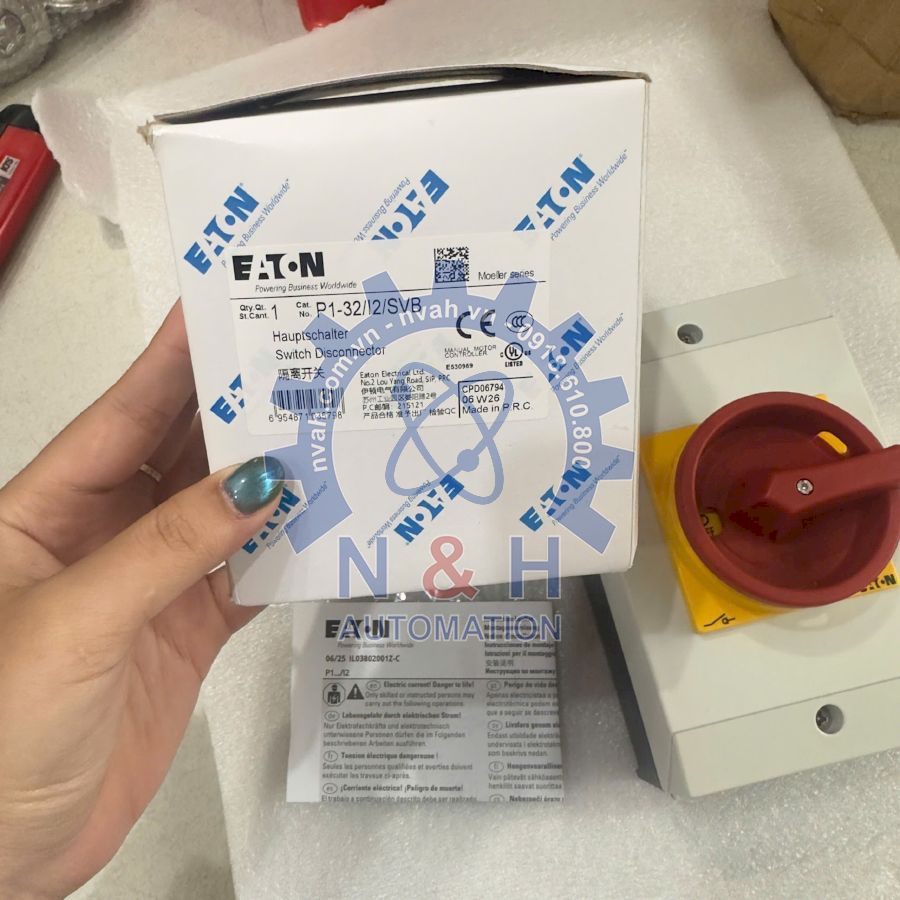 Cầu Dao Cách Ly Có Hộp P1-32_I2_SVB